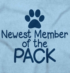 Member of the Pack Infant Baby Bib-Direct To Garment Print-Brisco Baby