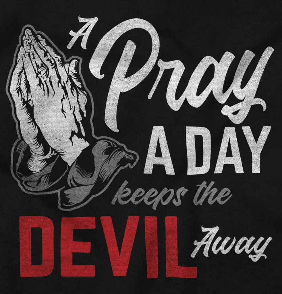 Pray A Day Toddler Pullover Hoodie-Direct To Garment Print-Brisco Baby