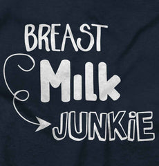Milk Junkie Infant Toddler T Shirt-Direct To Garment Print-Brisco Baby