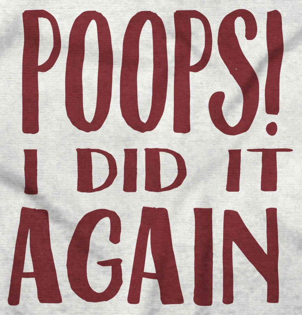 Poops I Did It Again Baby Striped Skirt Dress-Direct To Garment Print-Brisco Baby