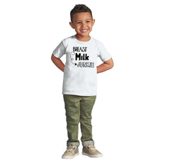 Milk Junkie Infant Toddler T Shirt-Direct To Garment Print-Brisco Baby