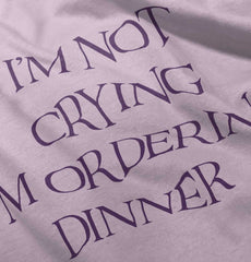 I'm Not Crying Infant Toddler T Shirt-Direct To Garment Print-Brisco Baby