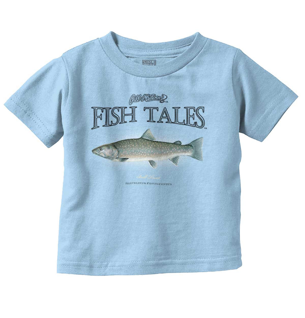 Bull Trout Infant Toddler T Shirt-Direct To Garment Print-Brisco Baby