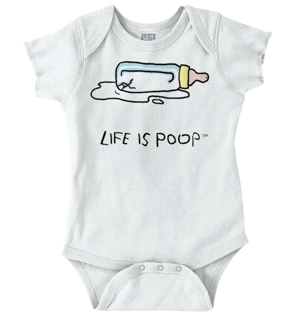 Spilt Milk Romper-Direct To Garment Print-Brisco Baby