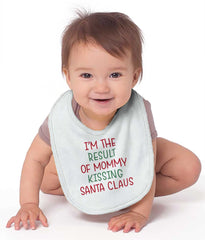 Result Of Mommy Santa Infant Baby Bib-Direct To Garment Print-Brisco Baby