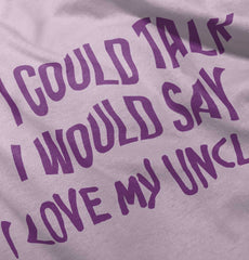 I Love My Uncle Toddler Romper Bodysuit-Direct To Garment Print-Brisco Baby