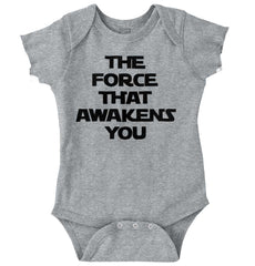 Force Awakens You Romper Bodysuit-Direct To Garment Print-Brisco Baby