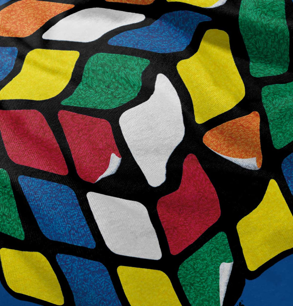 Rubiks Stickers Romper Bodysuit-Direct To Garment Print-Brisco Baby