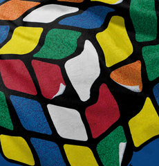 Rubiks Stickers Romper Bodysuit-Direct To Garment Print-Brisco Baby