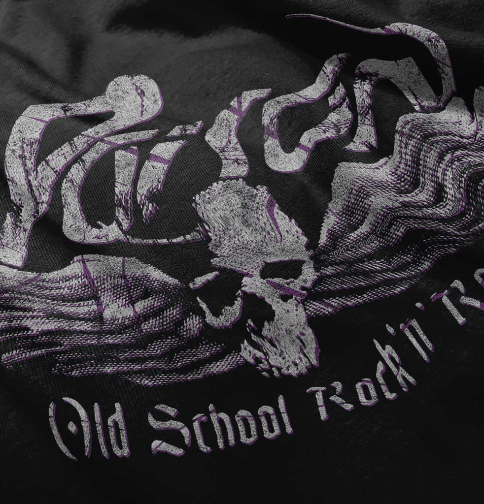 Old School Metal Infant Baby Bib-Direct To Garment Print-Brisco Baby