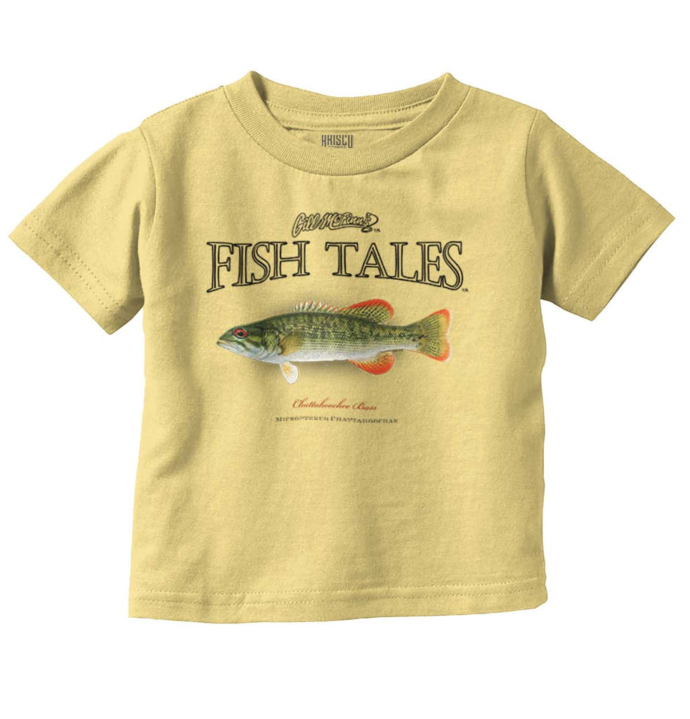 Chattahoochee Bass Infant Toddler T Shirt-Direct To Garment Print-Brisco Baby