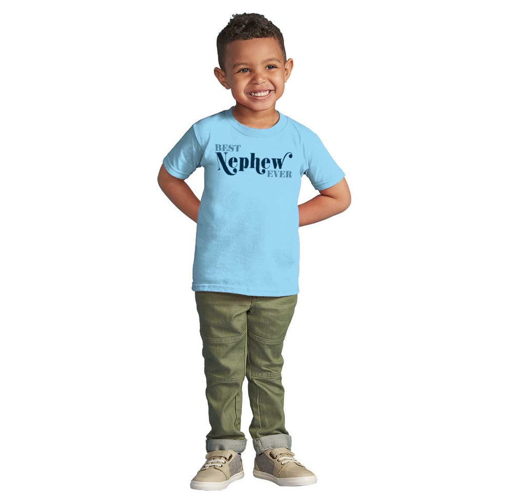 Best Nephew Ever Infant Toddler T Shirt-Direct To Garment Print-Brisco Baby