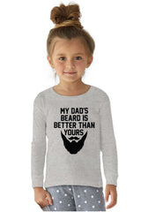 Dad's Beard Solid Baby Pajama Top-Direct To Garment Print-Brisco Baby
