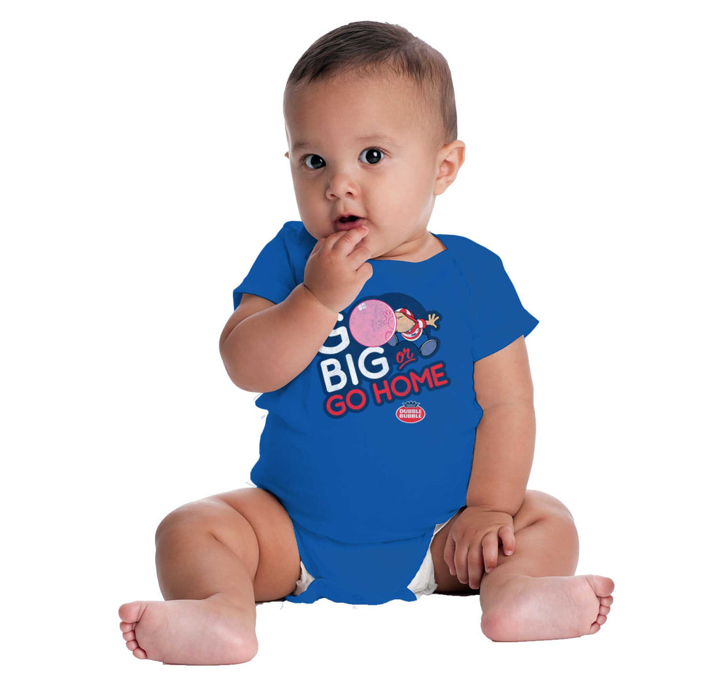 Go Big Or Go Home Romper Bodysuit-Direct To Garment Print-Brisco Baby