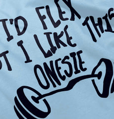 I'd Flex Romper Bodysuit-Direct To Garment Print-Brisco Baby