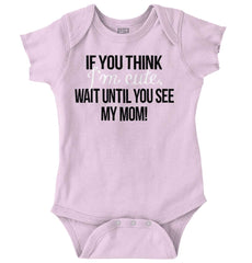 Im Cute Romper Bodysuit-Direct To Garment Print-Brisco Baby