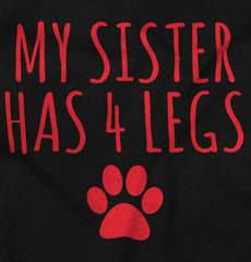 Sister has 4 legs Baby Polka Dot Skirt Dress-Direct To Garment Print-Brisco Baby