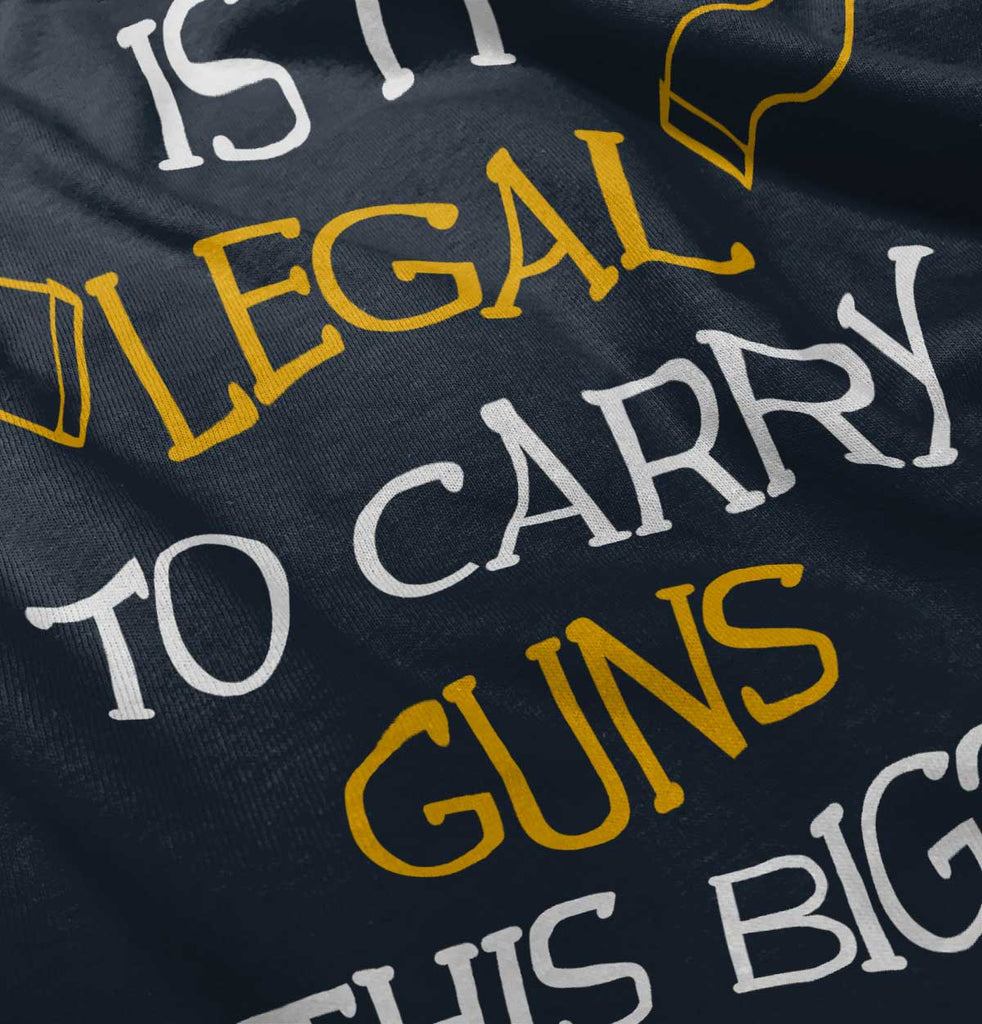 Is It Legal Ringer Romper Bodysuit-Direct To Garment Print-Brisco Baby