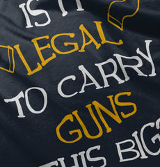 Is It Legal Ringer Romper Bodysuit-Direct To Garment Print-Brisco Baby