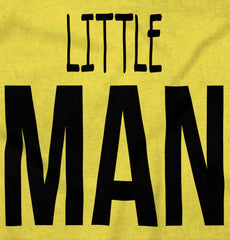 Little Man Romper Bodysuit-Direct To Garment Print-Brisco Baby