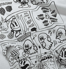 Pac-Man Comic Book Infant Toddler T Shirt-Direct To Garment Print-Brisco Baby