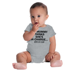 She's So Cute Romper Bodysuit-Direct To Garment Print-Brisco Baby