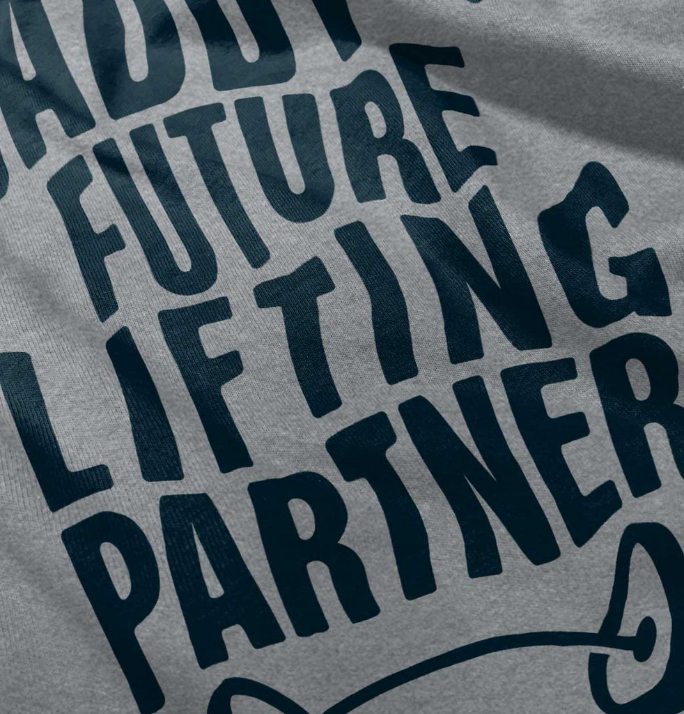 Lifting Partner Raglan Romper Bodysuit-Direct To Garment Print-Brisco Baby