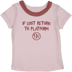Return Platofrm 9 3/4 Toddler Ruffled Trim T-Shirt-Direct To Garment Print-Brisco Baby