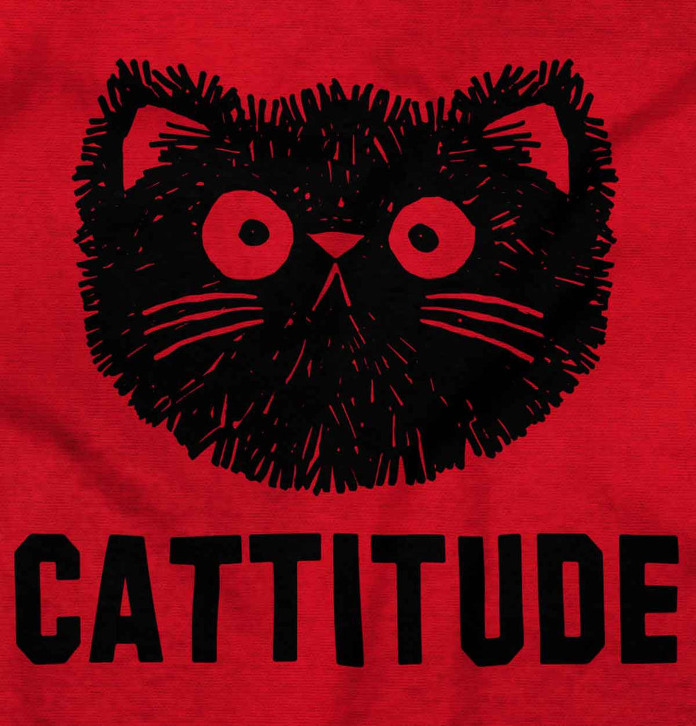 Cattitude Infant Toddler T Shirt-Direct To Garment Print-Brisco Baby