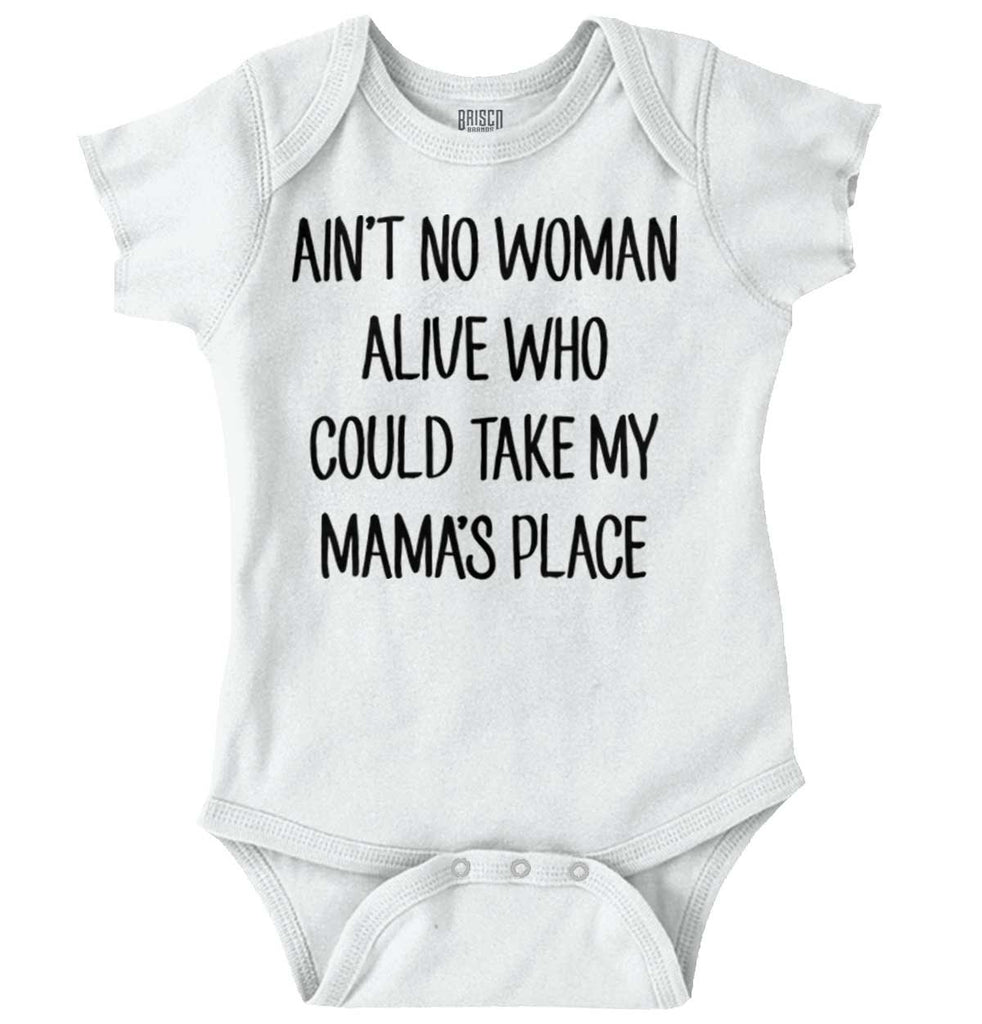 Ain't No Woman Romper Bodysuit-Direct To Garment Print-Brisco Baby