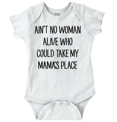 Ain't No Woman Romper Bodysuit-Direct To Garment Print-Brisco Baby