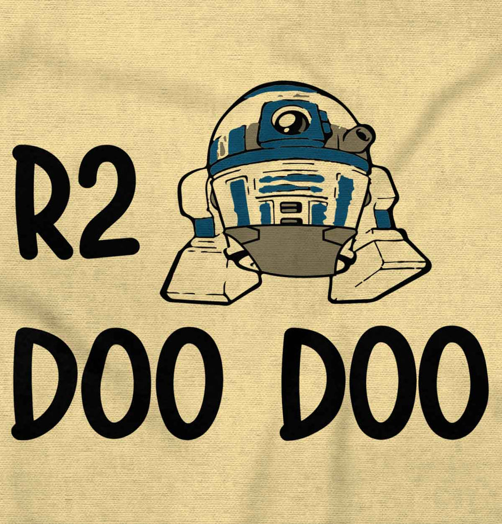 R2 Doo Doo Romper Bodysuit-Direct To Garment Print-Brisco Baby