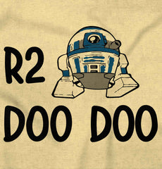 R2 Doo Doo Romper Bodysuit-Direct To Garment Print-Brisco Baby