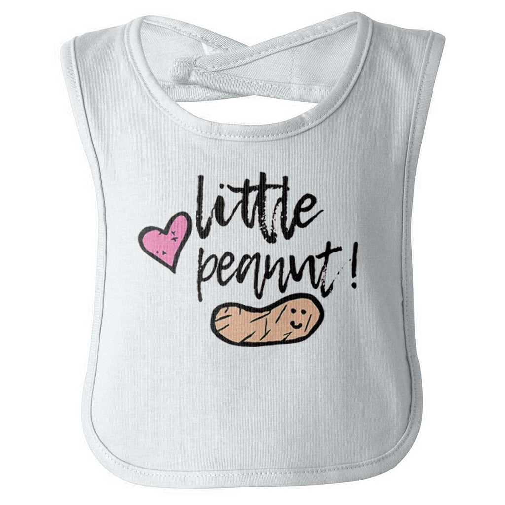 Little Peanut Infant Baby Bib-Direct To Garment Print-Brisco Baby