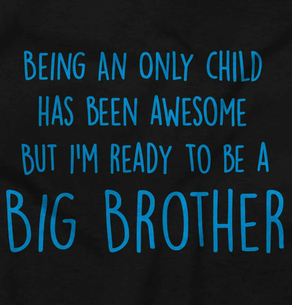 Ready To Be A Big Brother Infant Baby Bib-Direct To Garment Print-Brisco Baby