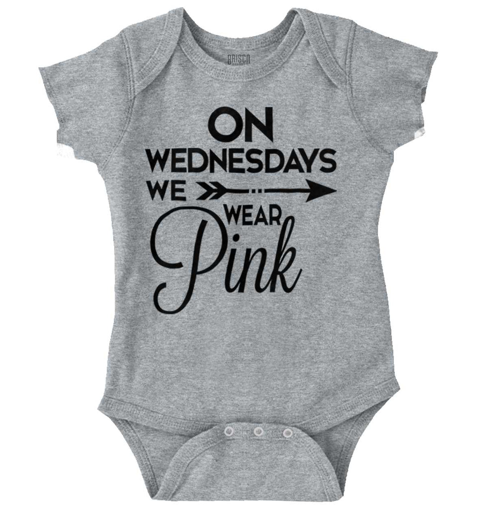 Wear Pink Romper Bodysuit-Direct To Garment Print-Brisco Baby