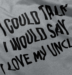 I Love My Uncle Toddler Romper Bodysuit-Direct To Garment Print-Brisco Baby