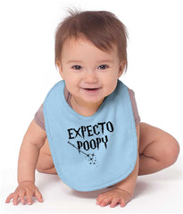 Expecto Poopy Infant Baby Bib-Direct To Garment Print-Brisco Baby