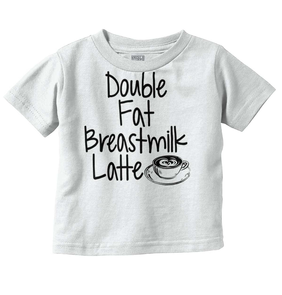 Breastmilk Latte Infant Toddler T Shirt-Direct To Garment Print-Brisco Baby