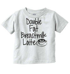 Breastmilk Latte Infant Toddler T Shirt-Direct To Garment Print-Brisco Baby