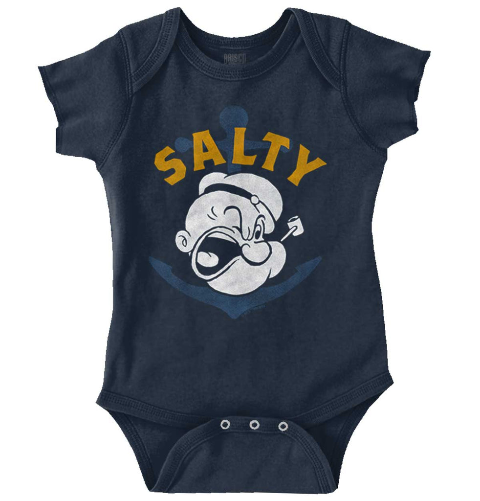 Salty Romper Bodysuit-Direct To Garment Print-Brisco Baby