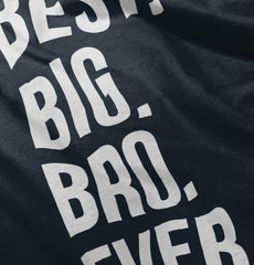 Best Big Bro Ever Romper Bodysuit-Direct To Garment Print-Brisco Baby