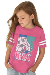 Slush Puppie Toddler Football Jersey Tee-Direct To Garment Print-Brisco Baby