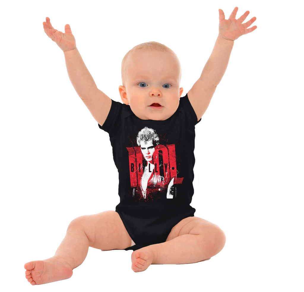 Billy Idol Romper Bodysuit-Direct To Garment Print-Brisco Baby