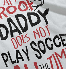Soccer Dad Romper Bodysuit-Direct To Garment Print-Brisco Baby