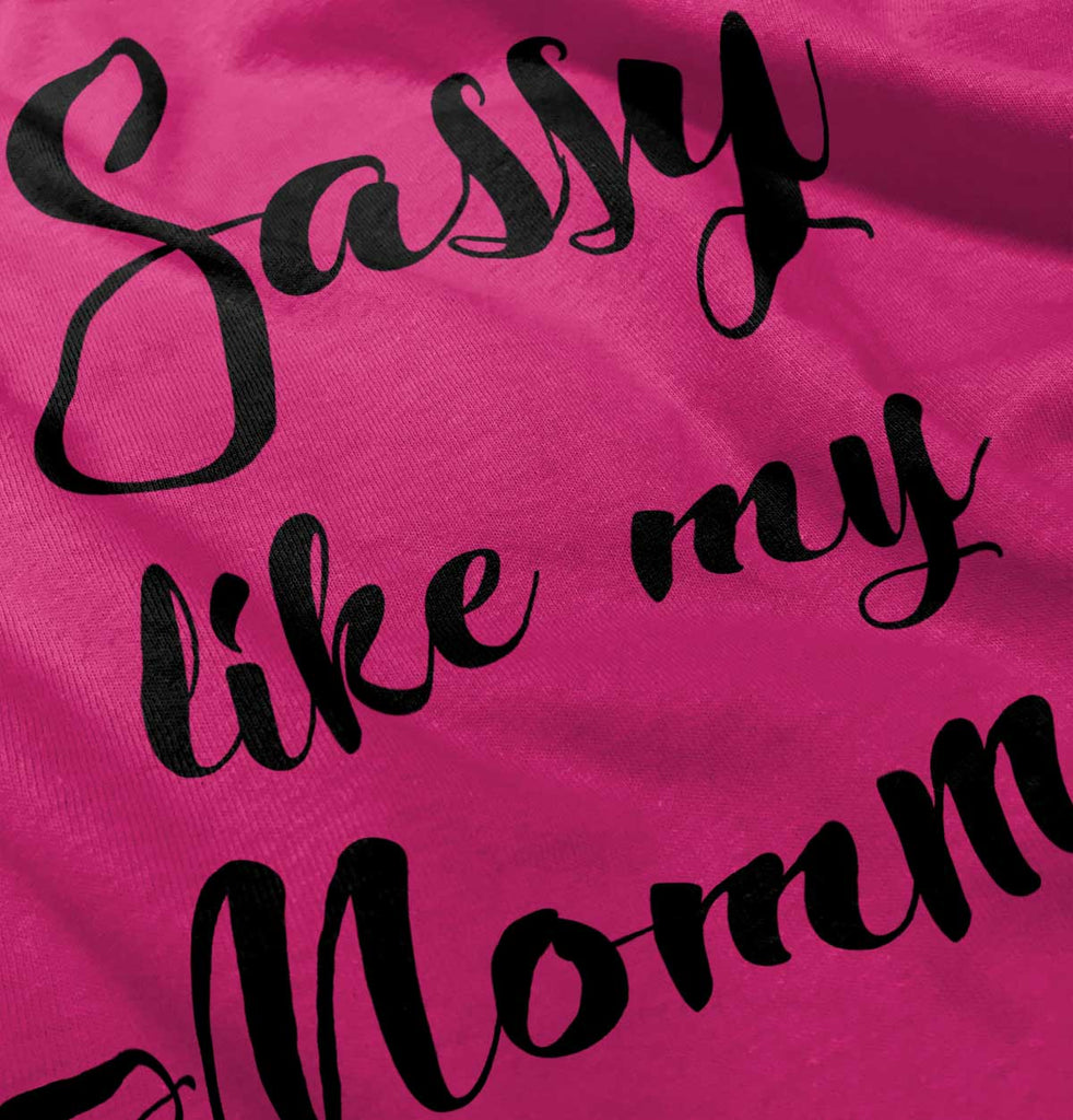 Sassy Like Mommy Romper Bodysuit-Direct To Garment Print-Brisco Baby
