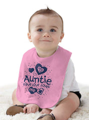 Auntie Loves Me Infant Baby Bib-Direct To Garment Print-Brisco Baby