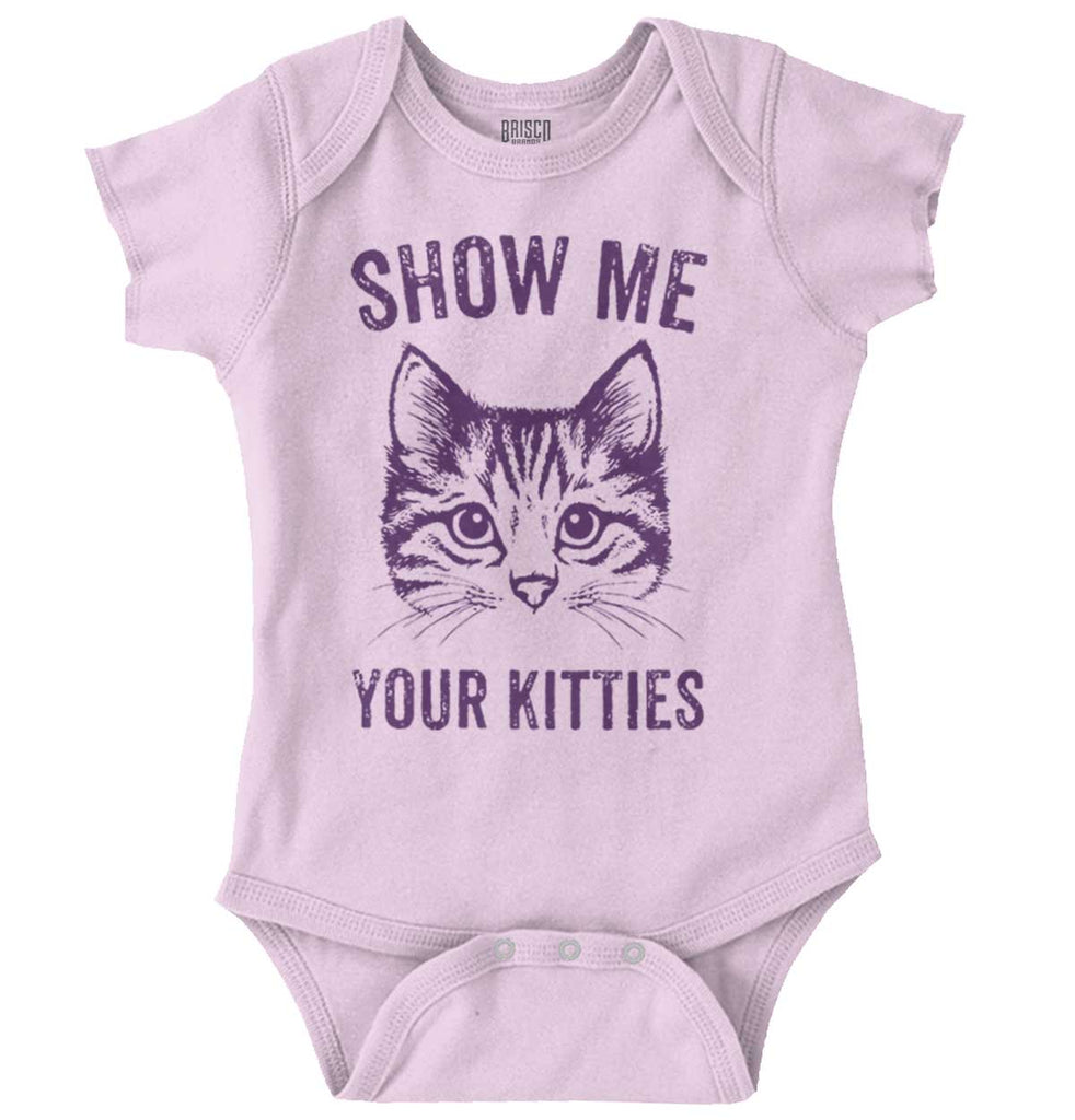Your Kitties Romper Bodysuit-Direct To Garment Print-Brisco Baby