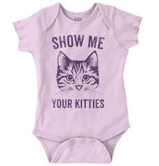 Your Kitties Romper Bodysuit-Direct To Garment Print-Brisco Baby