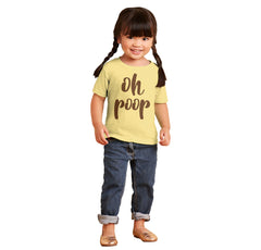 Oh Poop Infant Toddler T Shirt-Direct To Garment Print-Brisco Baby